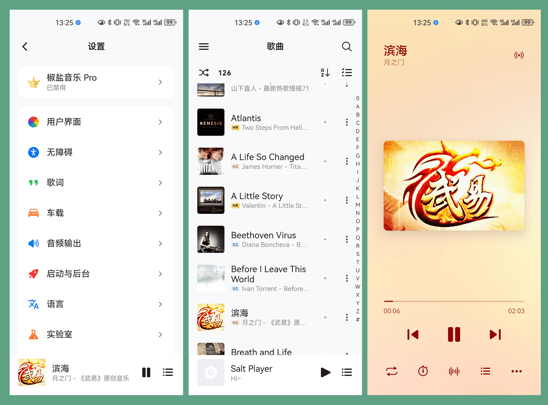 椒盐音乐应用截图